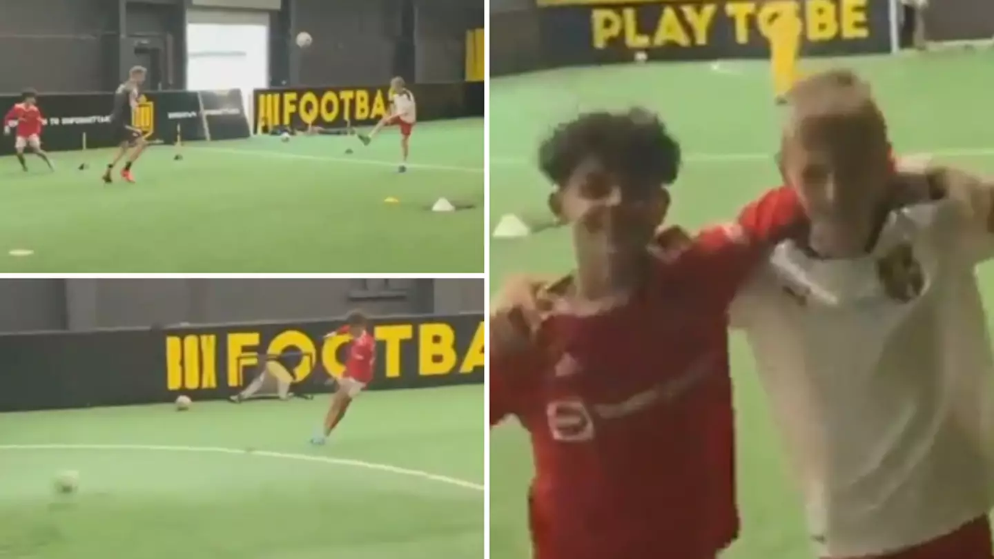 Cristiano Ronaldo And Nemanja Matic's Sons Recreate Goal Vs Chelsea In Wonderful Clip