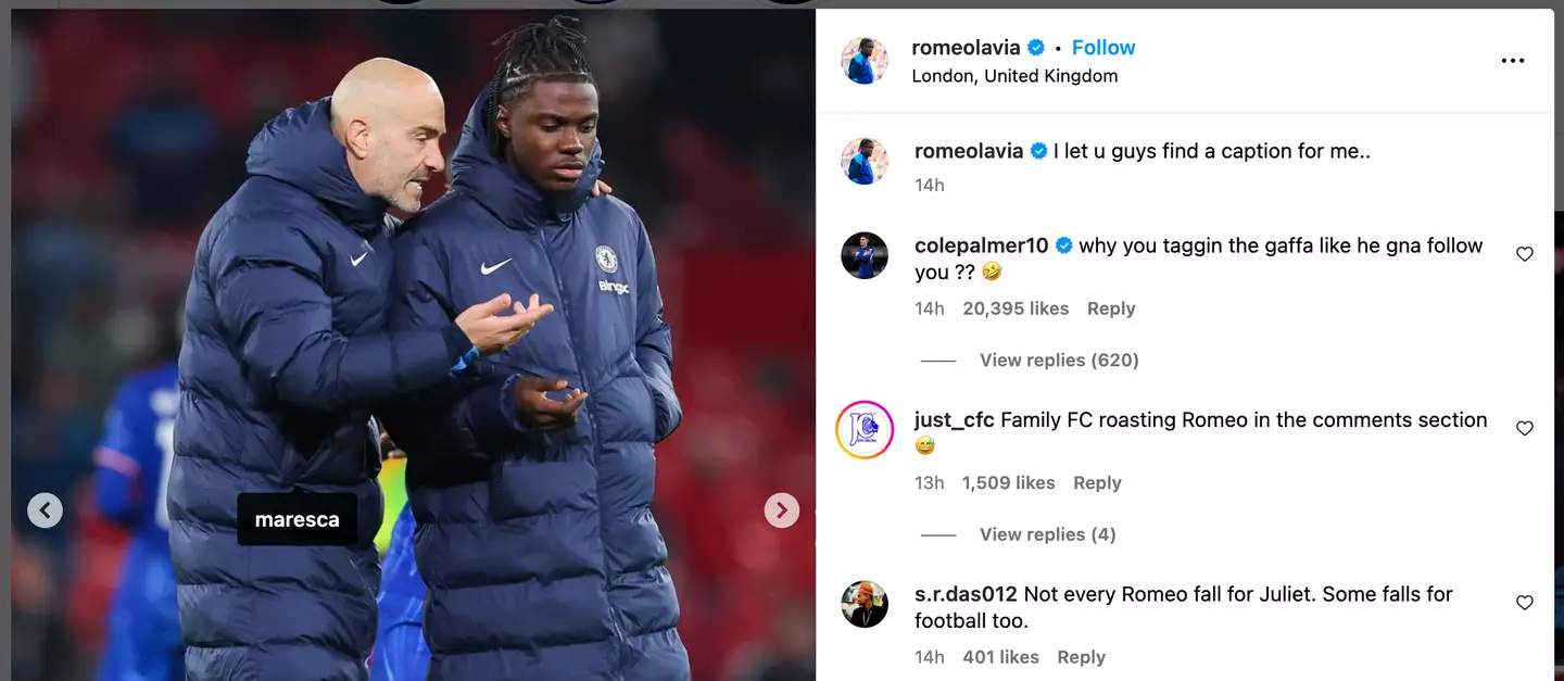 Image credit: Instagram/romeolavia