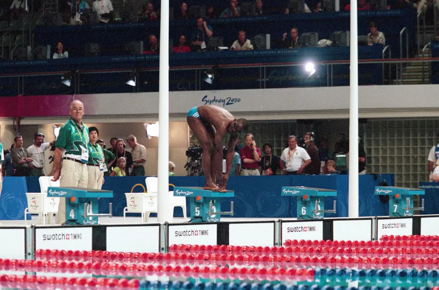 Eric 'the Eel' Moussambani created Olympic history in 2000. [