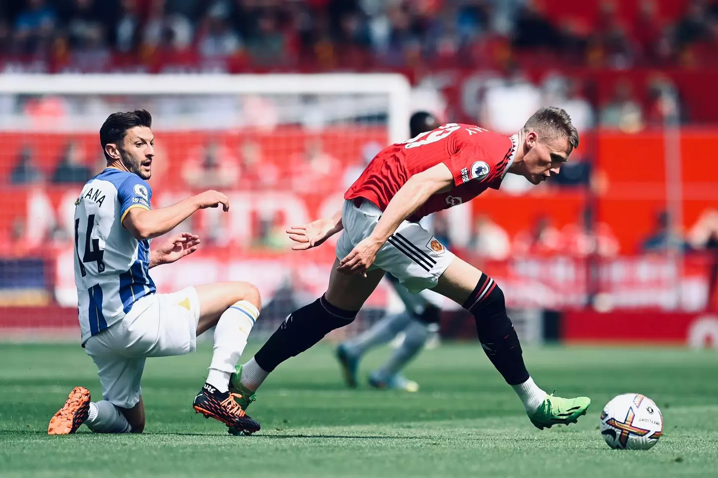 Scott McTominay against Brighton. (Man Utd)