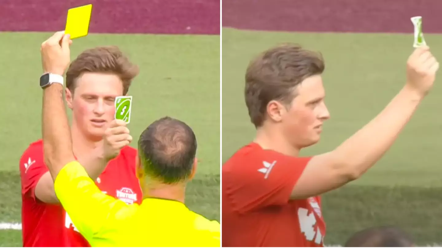Max Fosh explains the Uno reverse yellow card at Sidemen Charity Game