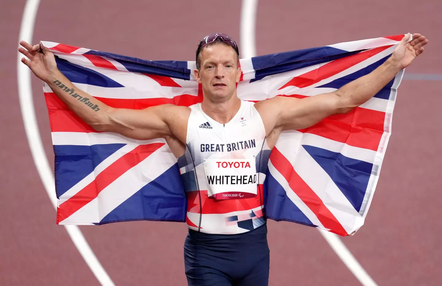 Whitehead claims some Russian athletes sent taunts to their Ukrainian opponents (Image: PA)