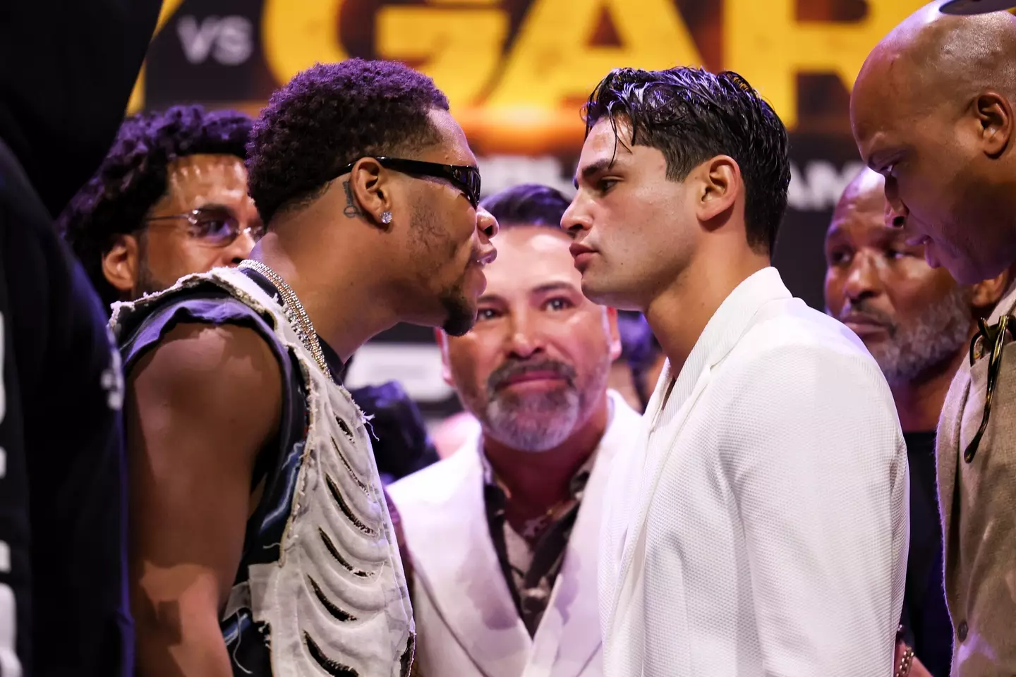 Devin Hanley and Ryan Garcia are set to face off next week (Getty)