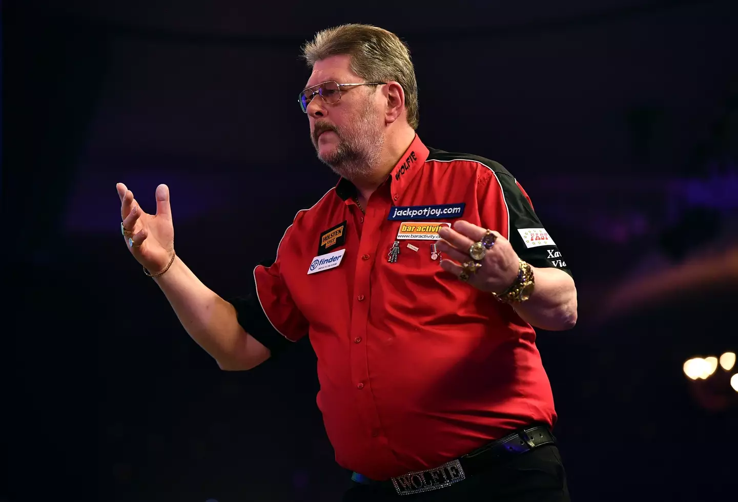 Martin 'Wolfie' Adams never joined the PDC during his darts career. Image: Getty