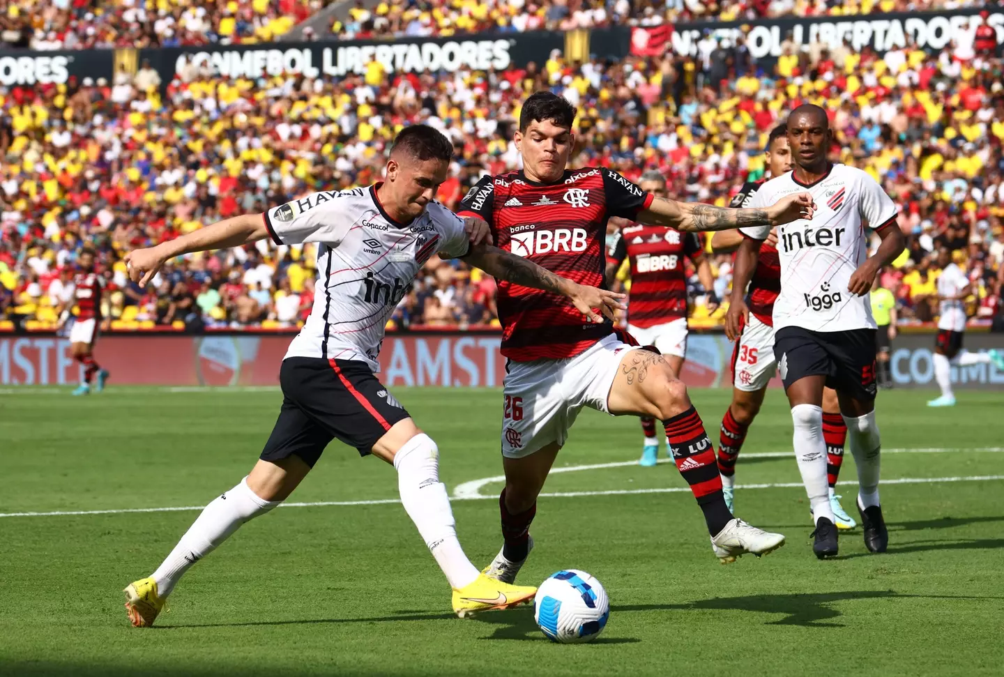 Flamengo beat Athletico Paranaense in the Copa Libertadores final on Saturday (Image: Alamy)