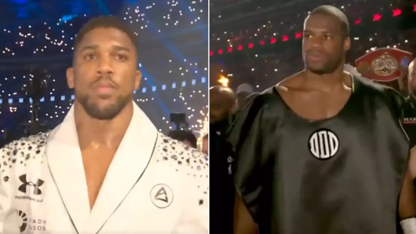 Fans spot Anthony Joshua vs Daniel Dubois ‘broke protocol’