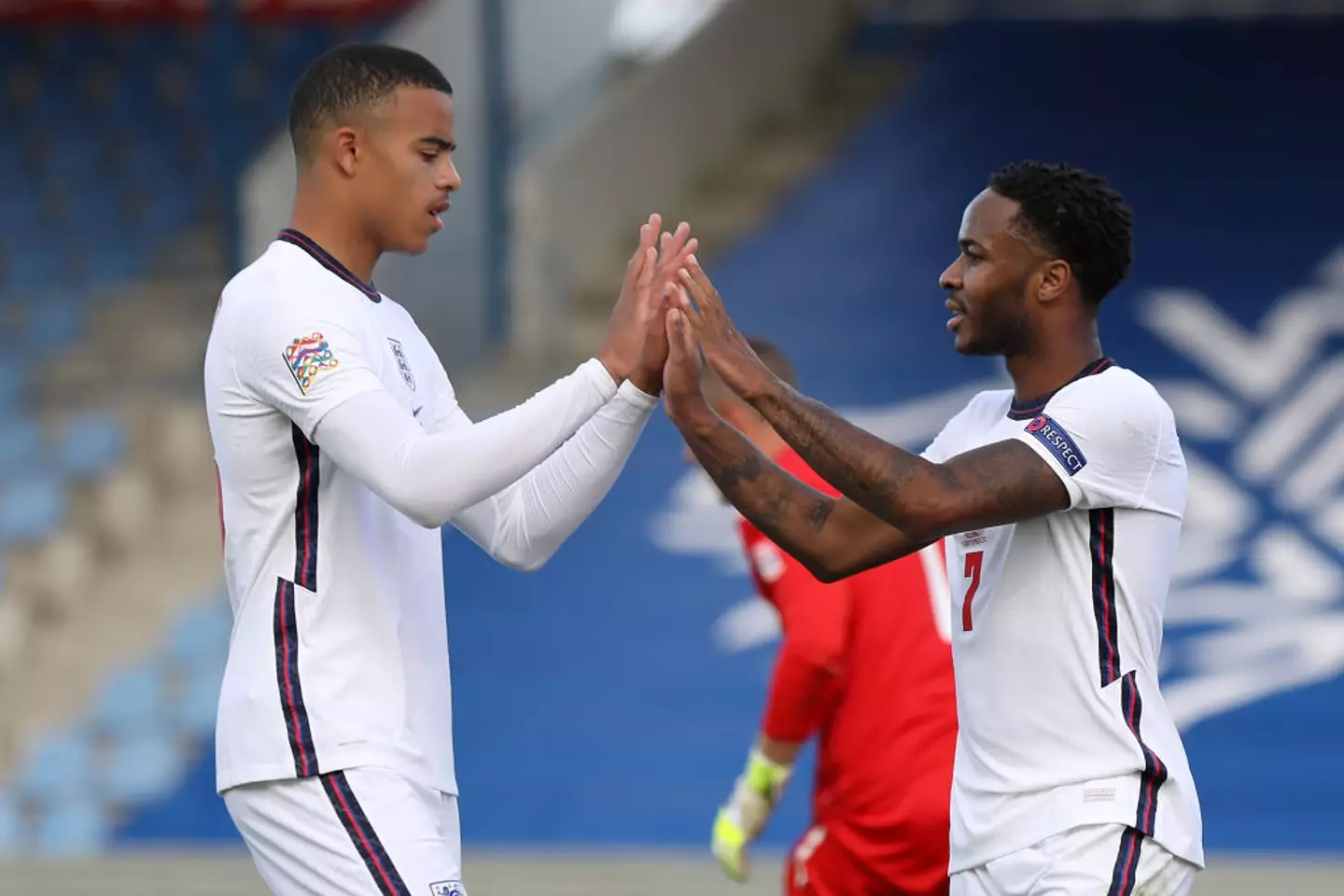 Mason Greenwood in action for England -