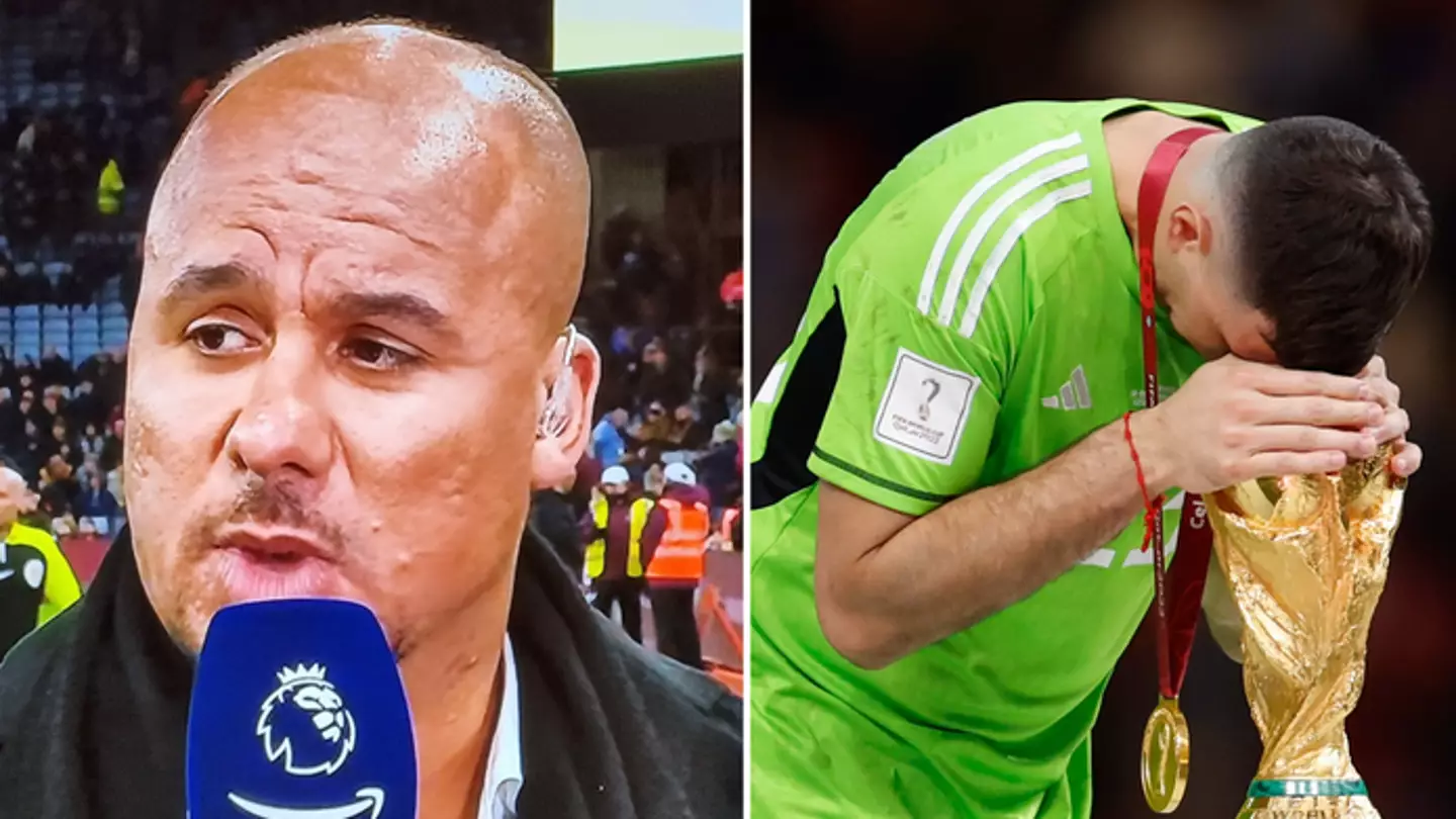 Gabby Agbonlahor claims Emi Martinez is the 'best goalkeeper in the world', fans cannot believe his comments