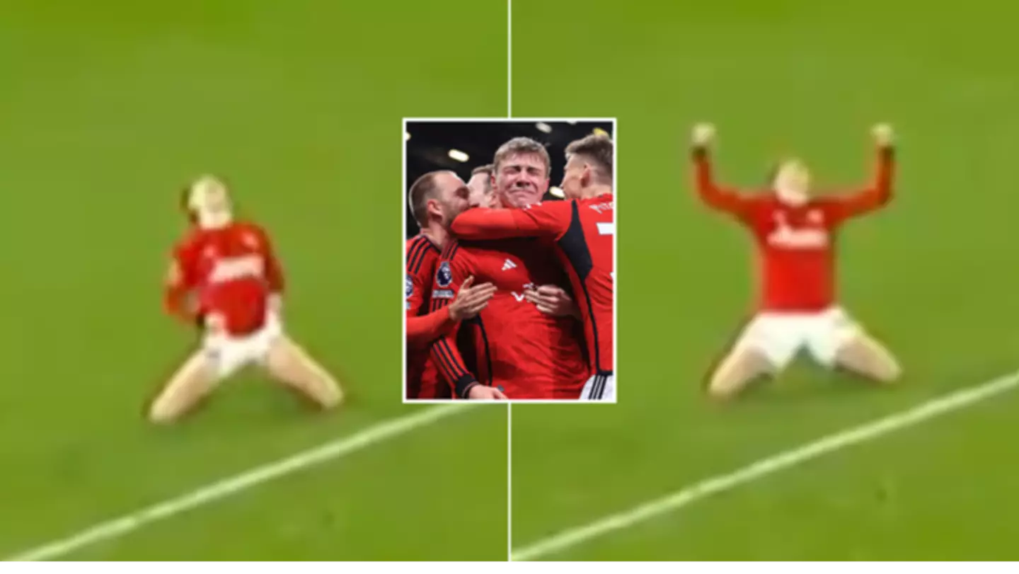 Alejandro Garnacho's celebration for Rasmus Hojlund's winner vs Aston Villa has got fans talking