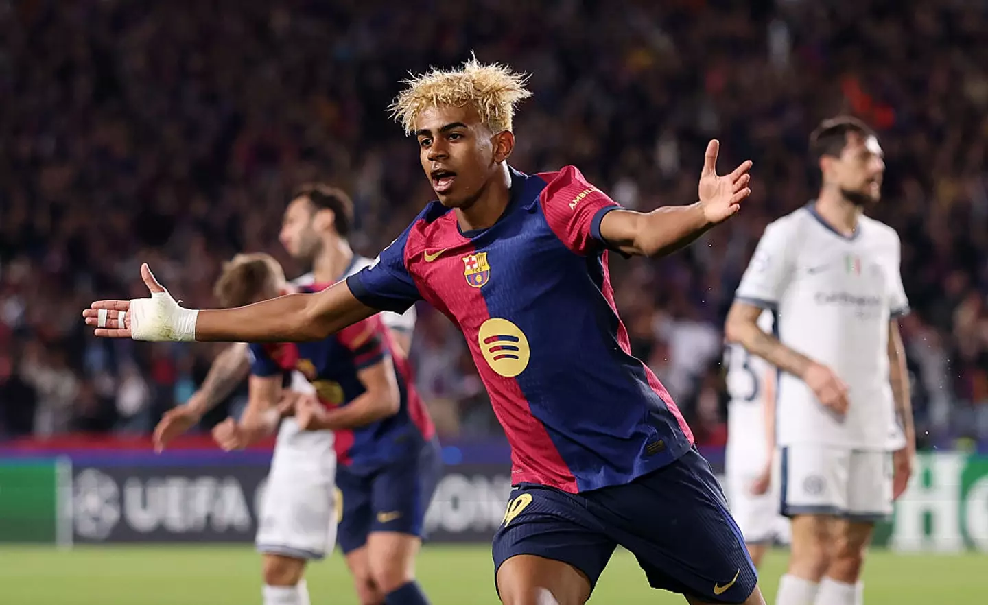 Lamine Yamal is already being compared with some of the best players of all-time. (Image: Getty)