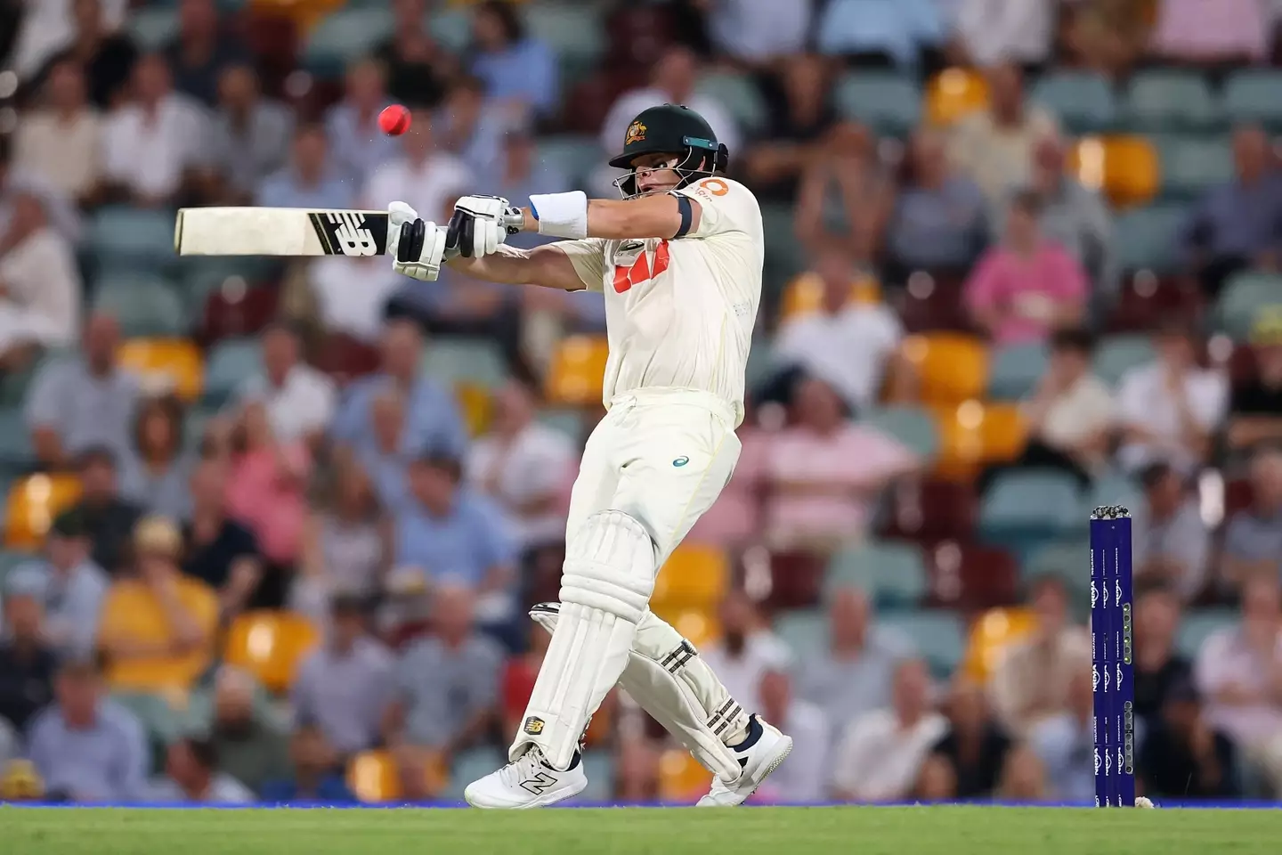 Steve Smith in action against England. Image: Getty