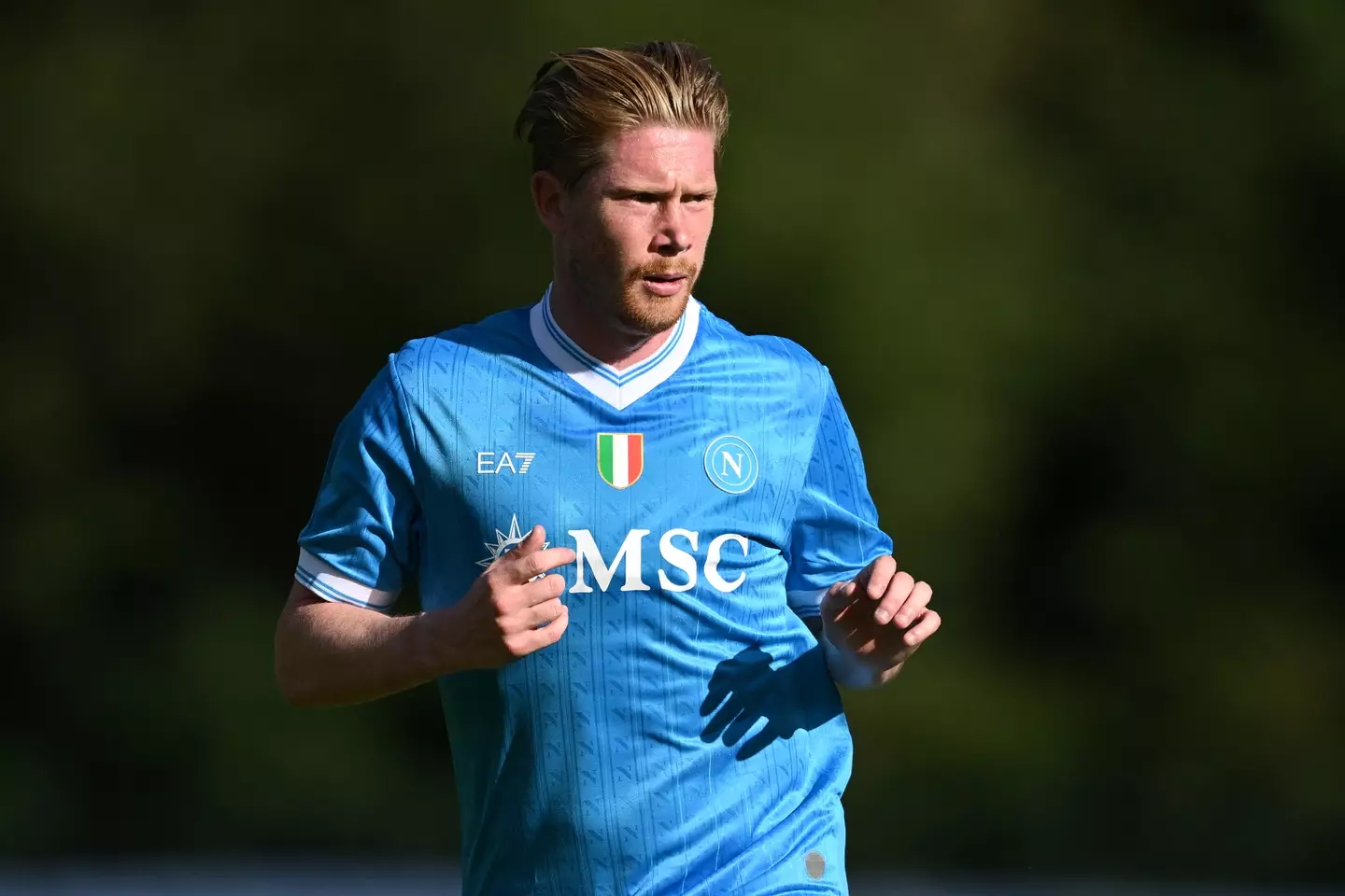 Kevin De Bruyne joined Napoli on a free transfer (Image: Getty)