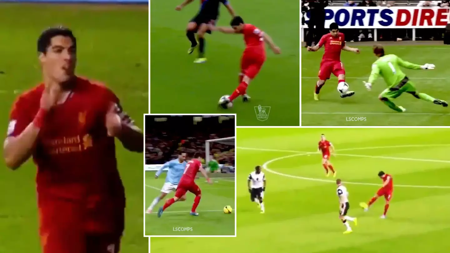 Luis Suarez's 13/14 season is the best in Premier League history and the highlights are sensational