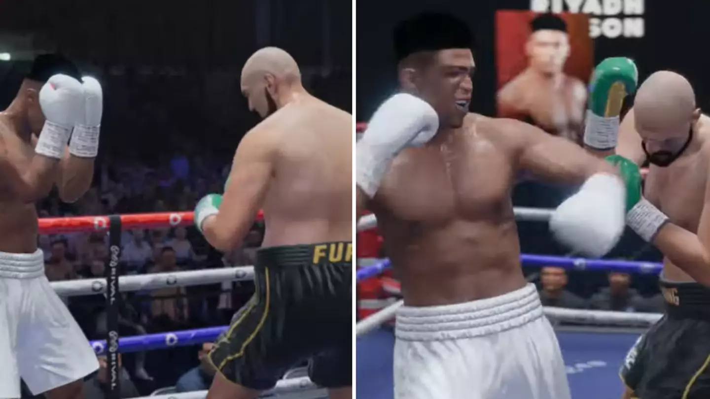 3D simulation of Tyson Fury vs Anthony Joshua ends with brutal KO as Oleksandr Usyk predicts winner of fight