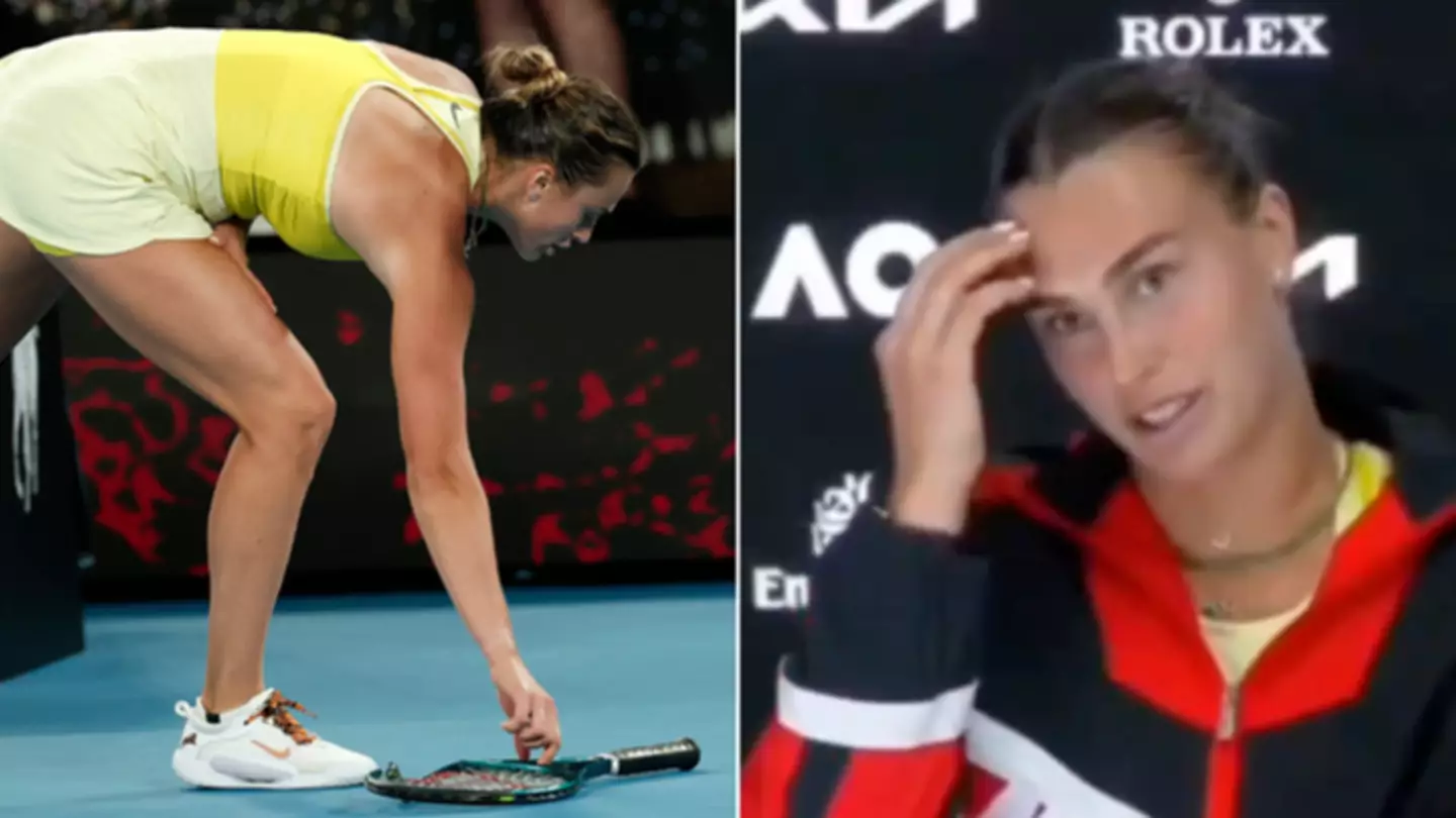 Aryna Sabalenka breaks silence on smashing racket following defeat in Australian Open final