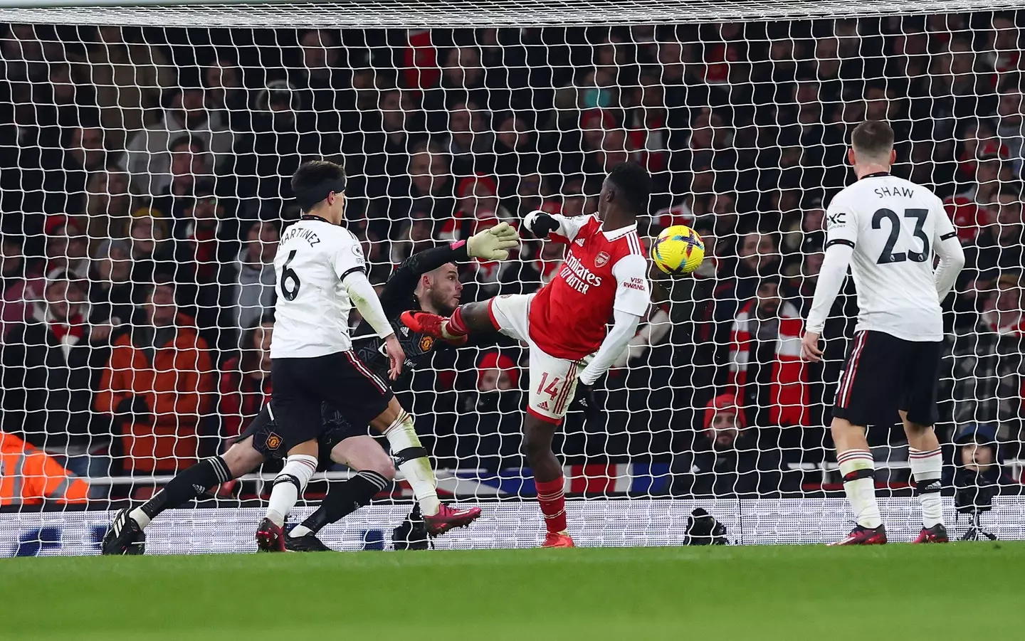 Nketiah has filled the void left by Jesus. (Image