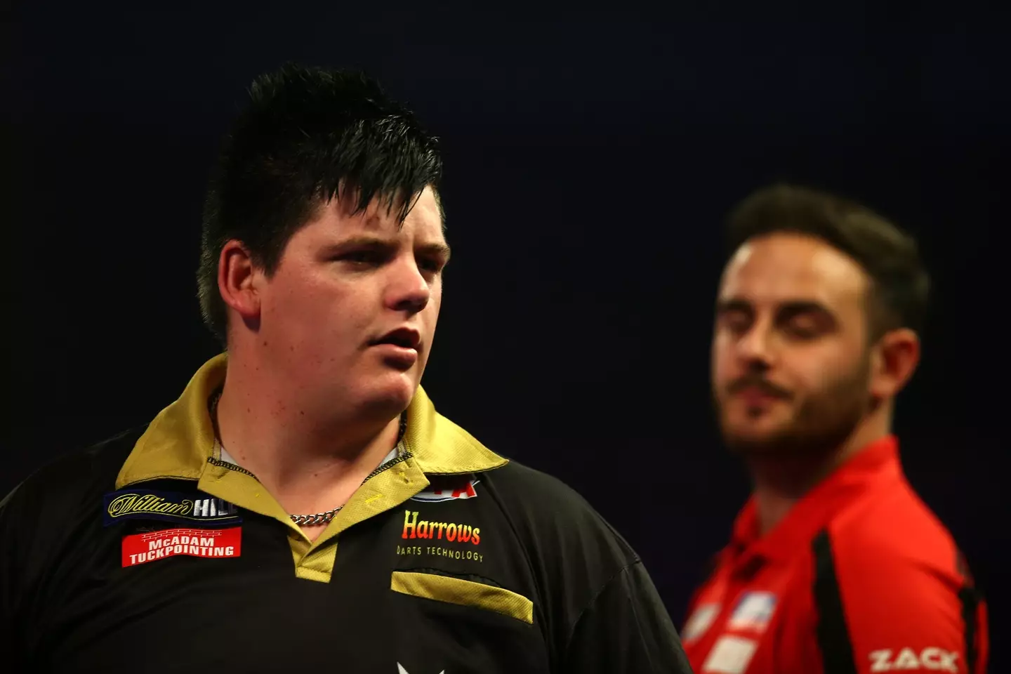 Corey Cadby only featured once at the World Darts Championship. Image: Getty