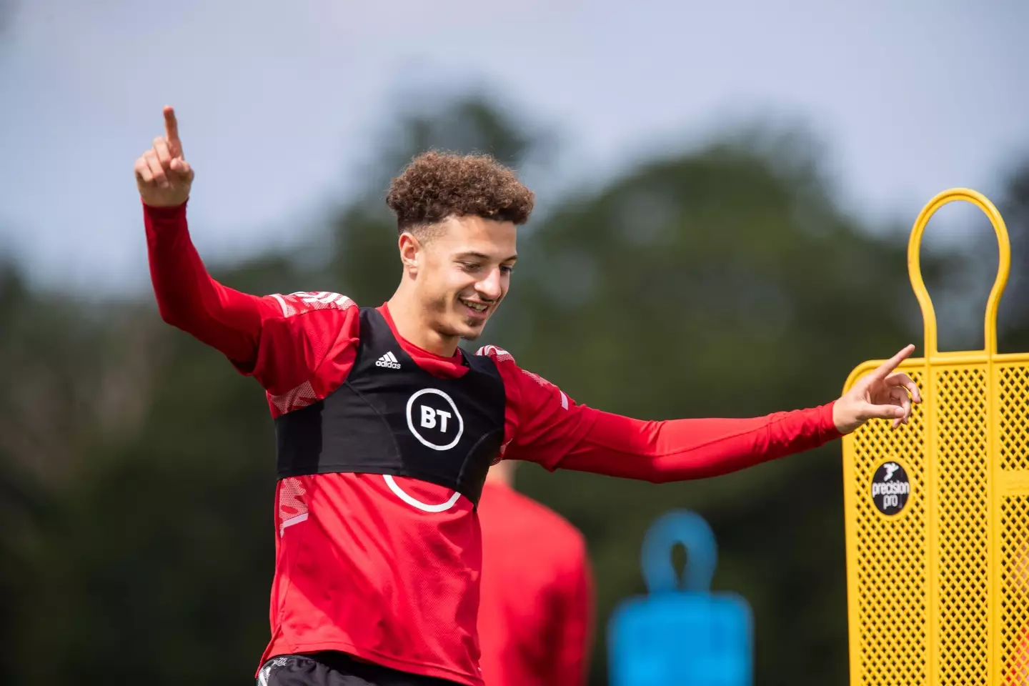 than Ampadu during Wales national football team training at Vale Resort ahead of the side's UEFA Nations League match against Belgium. (Alamy)