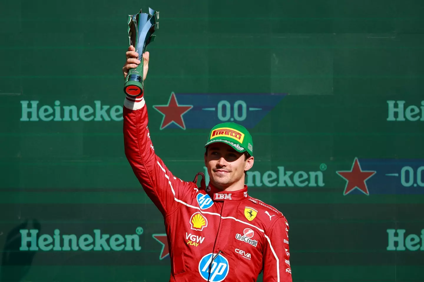Charles Leclerc finished third in Mexico (Image: Getty)