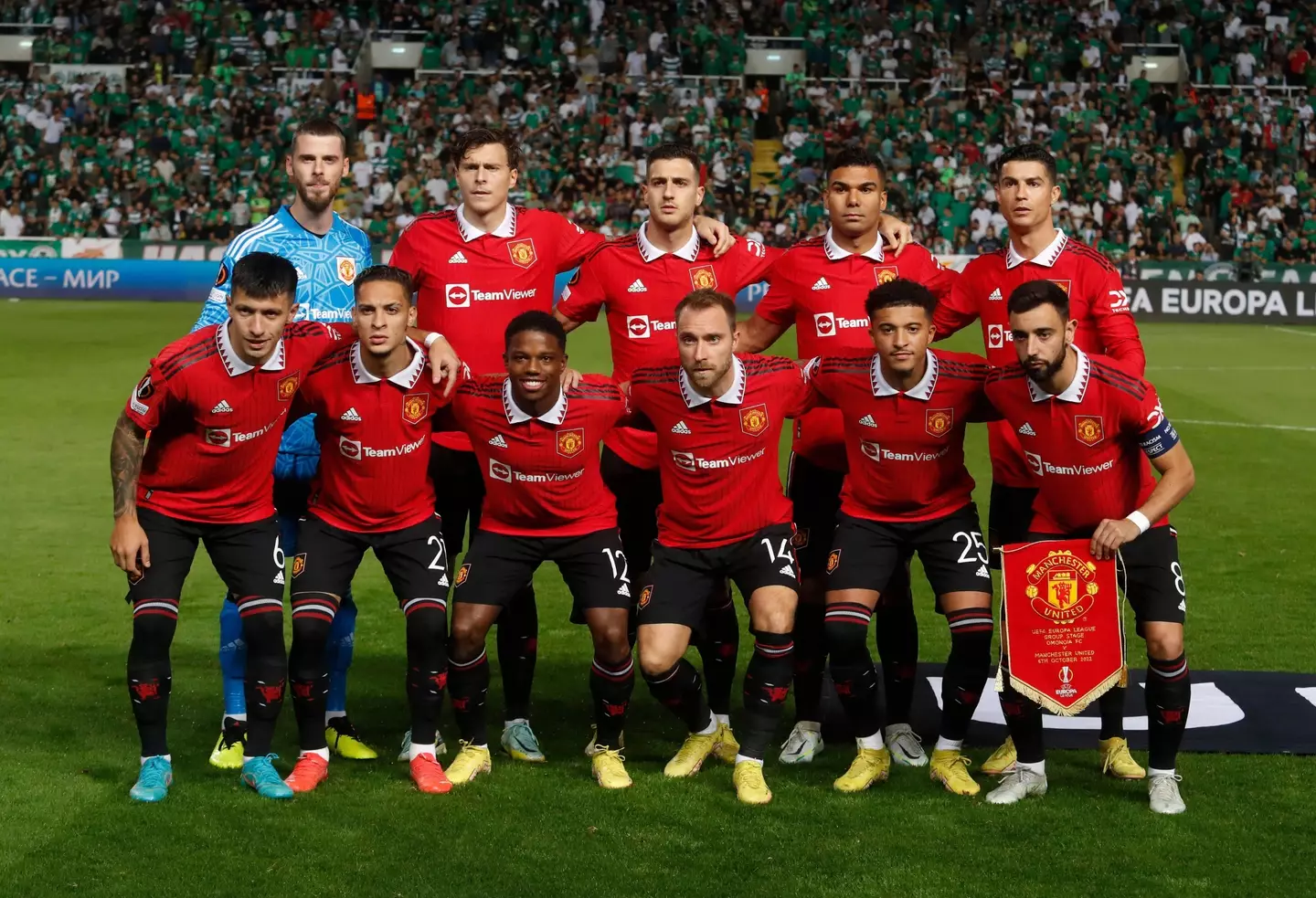 Manchester United vs Omonia. (Alamy)