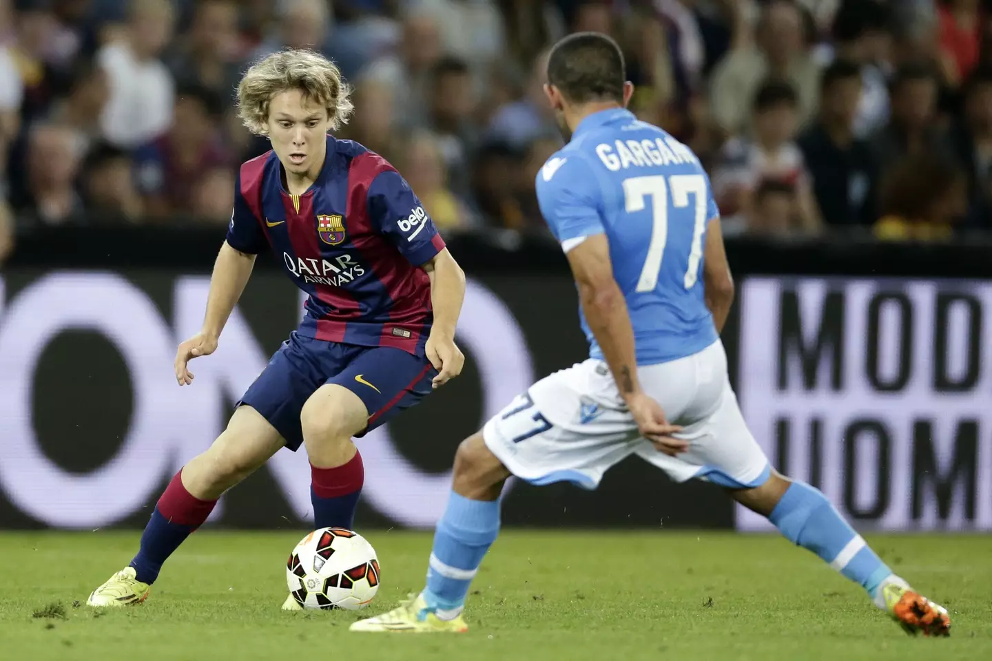 Halilovic only made one competitive appearance for Barcelona. (Image