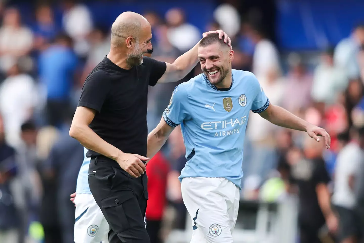 Guardiola has denied the upcoming hearing is a distraction for his players (Image: Getty)