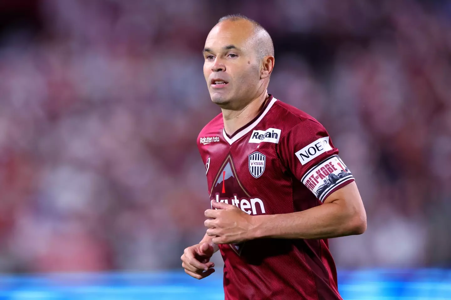 Iniesta is now at Japanese club Vissel Kobe (Image: Alamy)