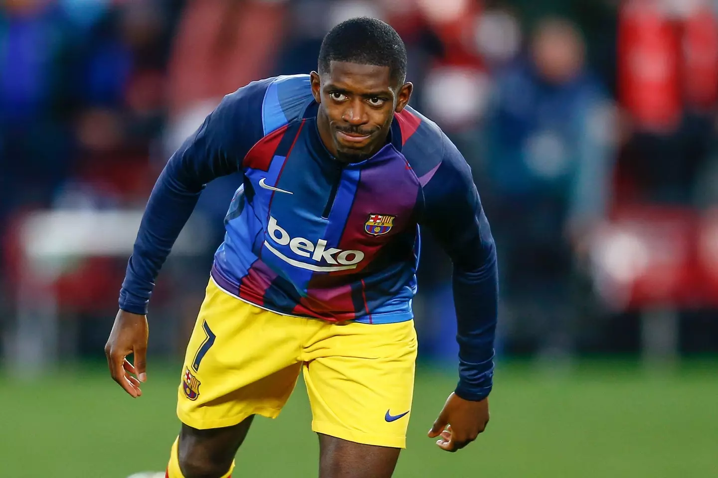 Chelsea are also reportedly interested in Barcelona outcast Ousmane Dembele (Image: Alamy)