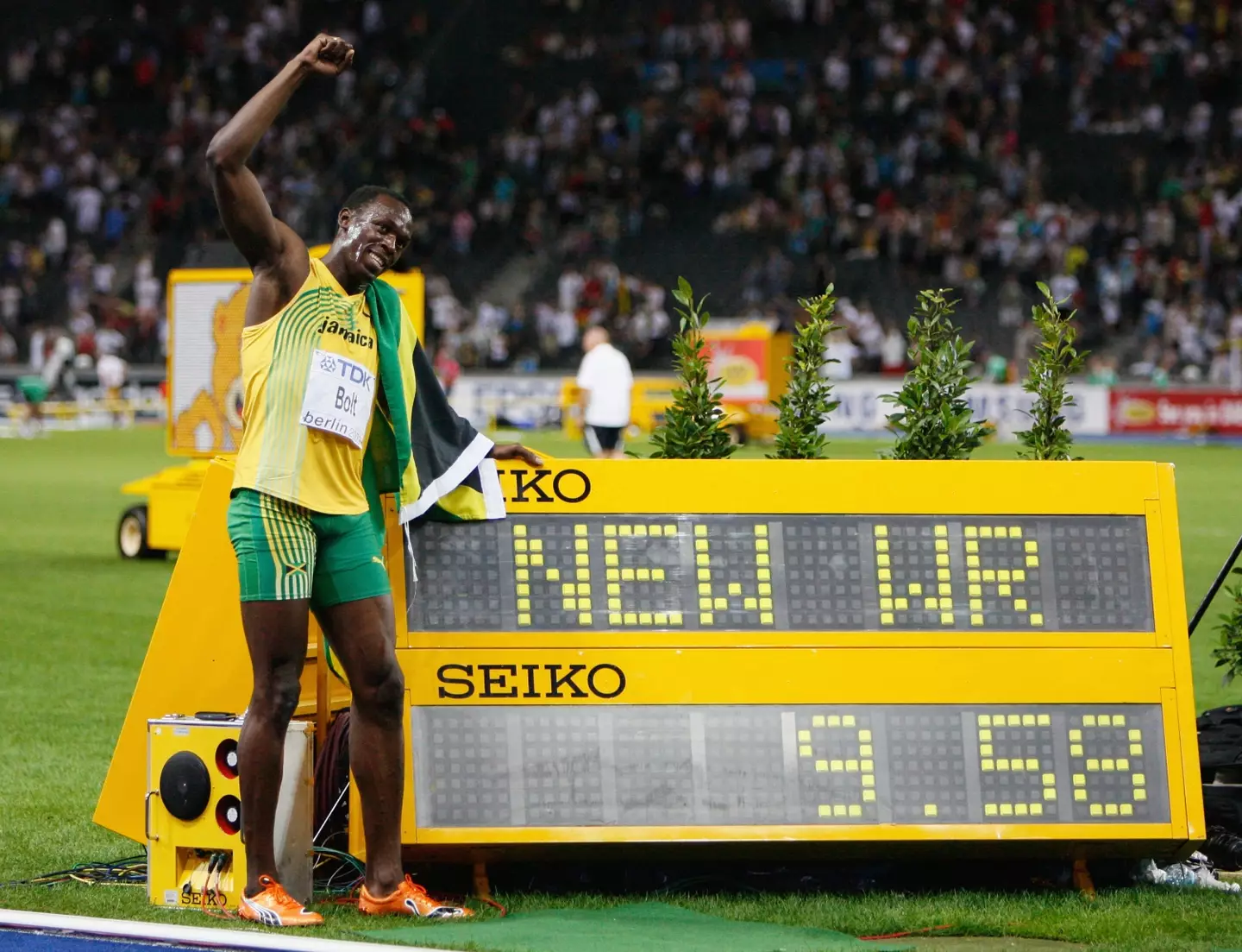 Usain Bolt set the 100m world record in 2009. (Image: Getty)
