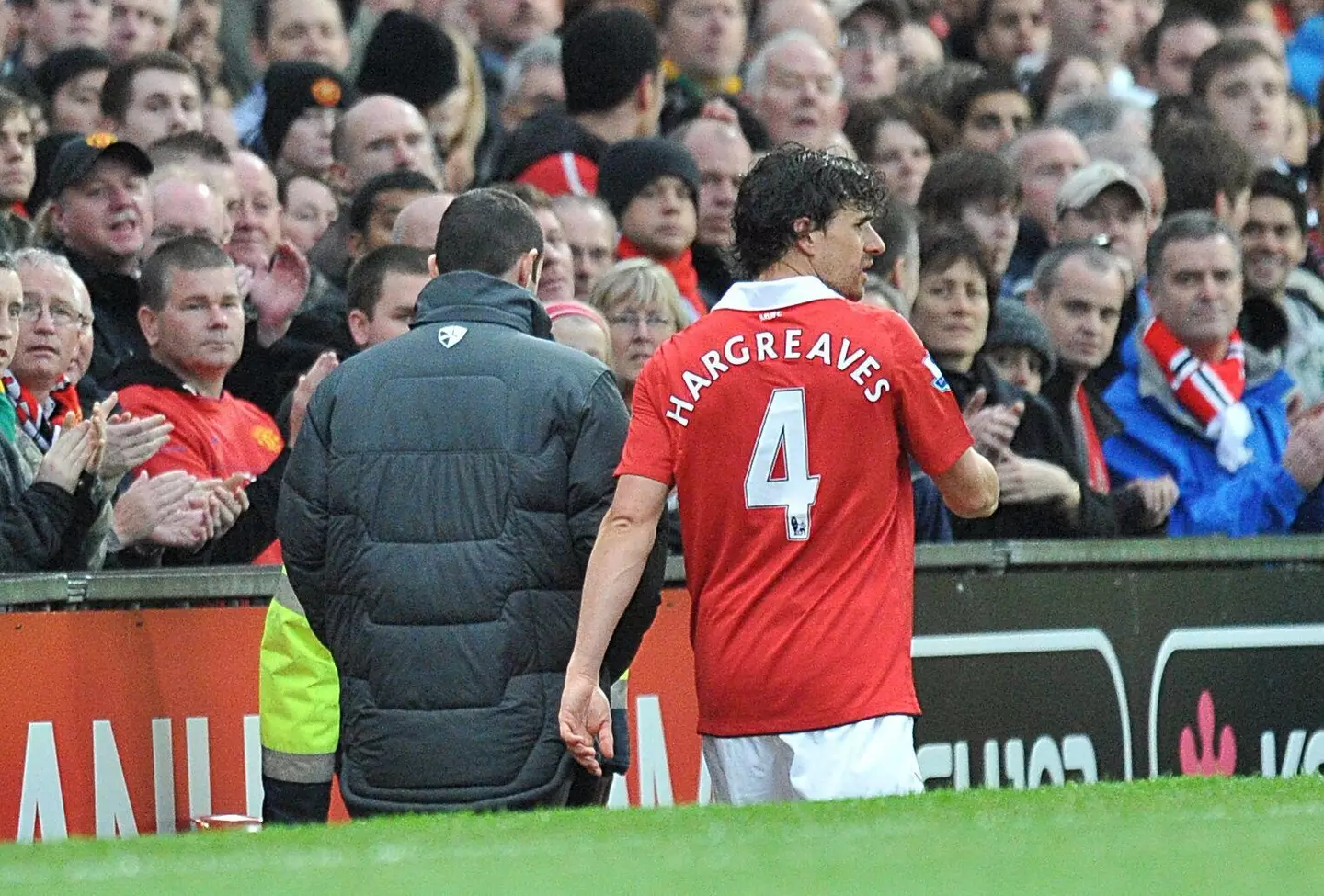 Injuries didn't help Hargreaves at Old Trafford. Image: Alamy