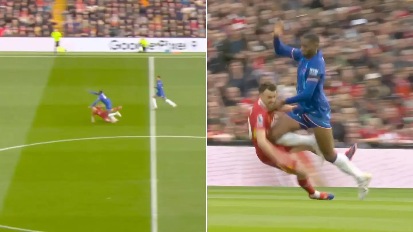 Arsenal fans are all making the same point just minutes into Liverpool vs Chelsea after controversial referee decision