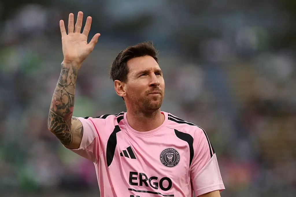 Lionel Messi is contracted to Inter Miami until 2028 (Credit:Getty)