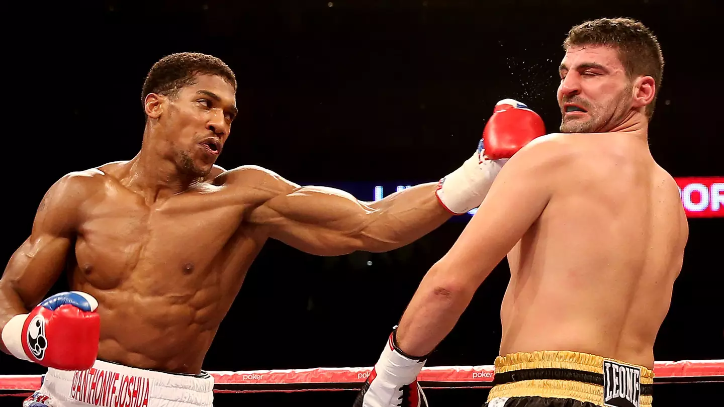 Anthony Joshua's first-ever professional opponent is now living a very different life after vicious KO defeat