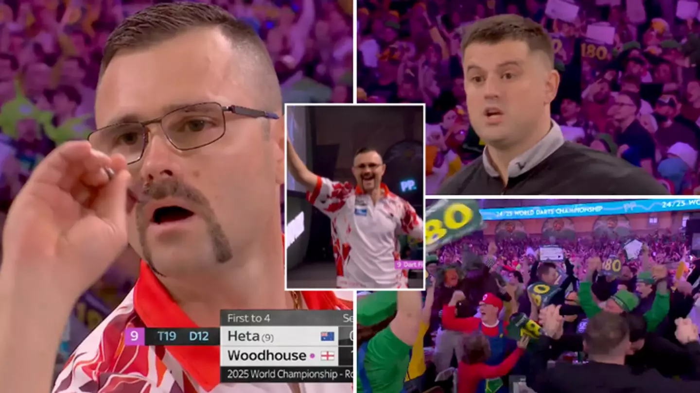 Damon Heta hits second nine-darter of World Darts Championships and the noise inside Ally Pally was incredible