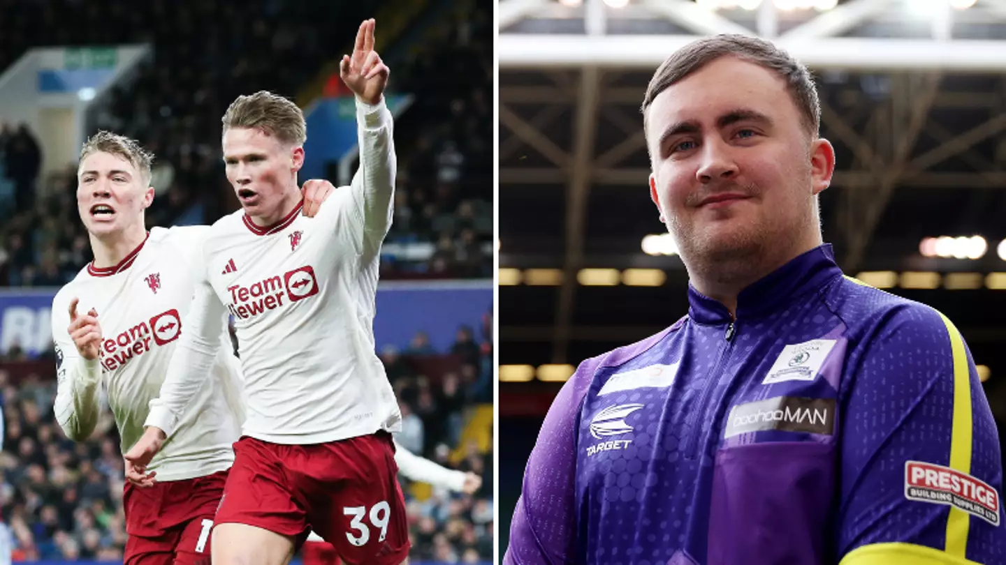 Luke Littler trolls Aston Villa player with three-word message after Man Utd win