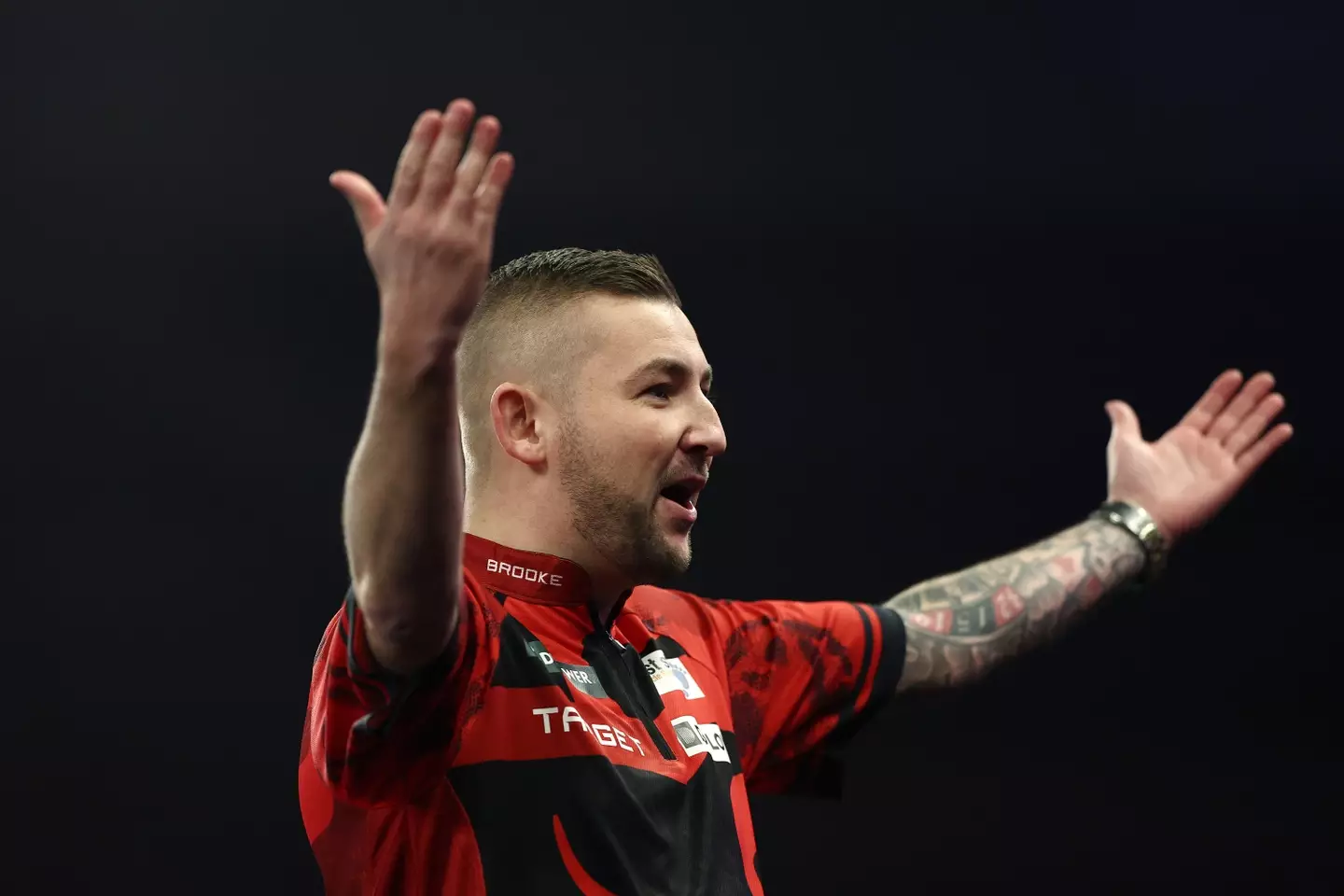 Nathan Aspinall is through to the last eight. Image: Getty