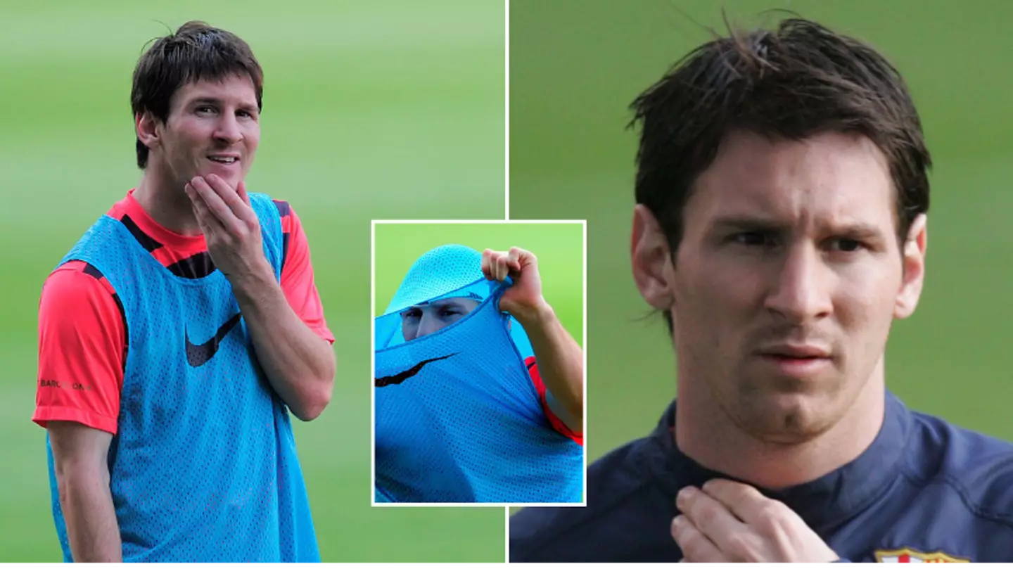 What happened when Lionel Messi got angry during a Barcelona training session in 2009