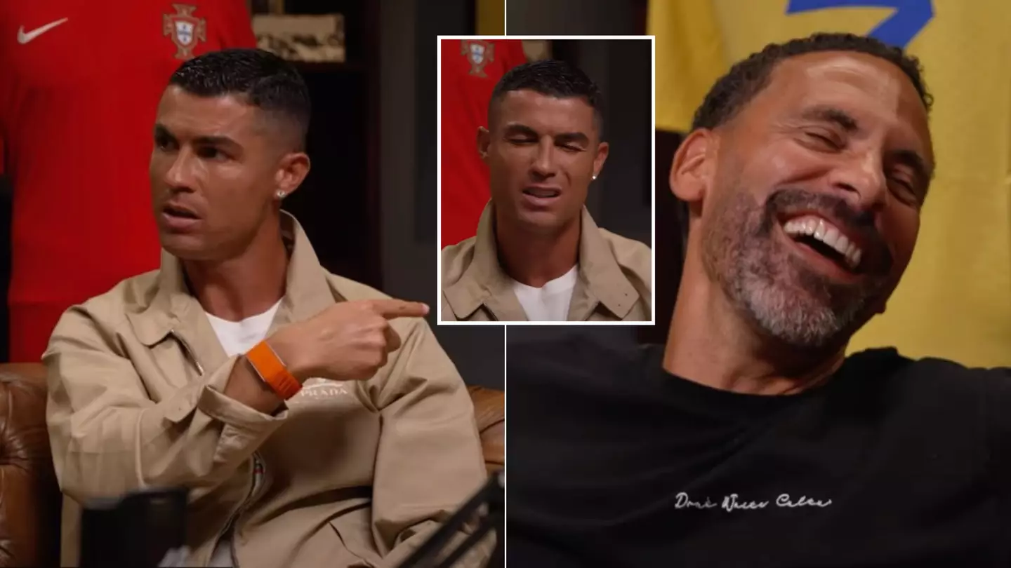 Cristiano Ronaldo and Rio Ferdinand joke about former Man Utd teammate who used to cry after being 'slapped' - Man Utd - SPORTbible