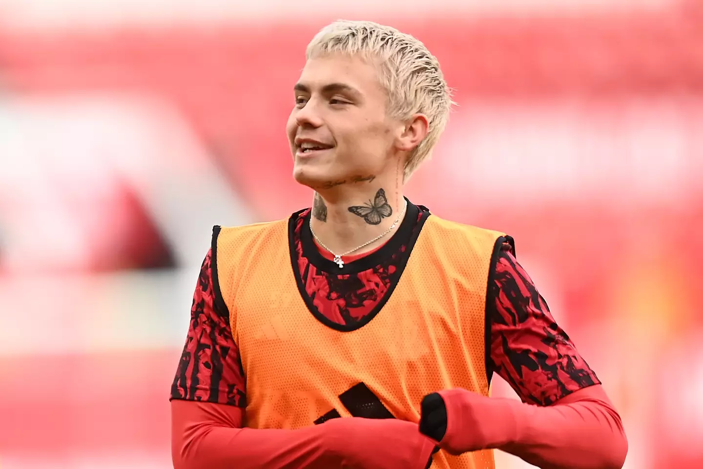 Isak Hansen-Aaroen spent time in United's youth academy. Image: Getty