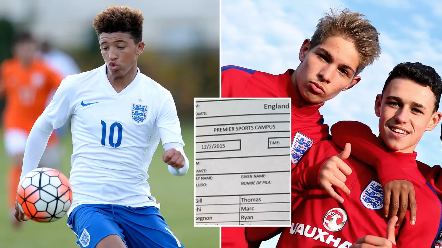 Fans blown away after image of England’s ‘crazy’ U16s team from 2015 emerged online