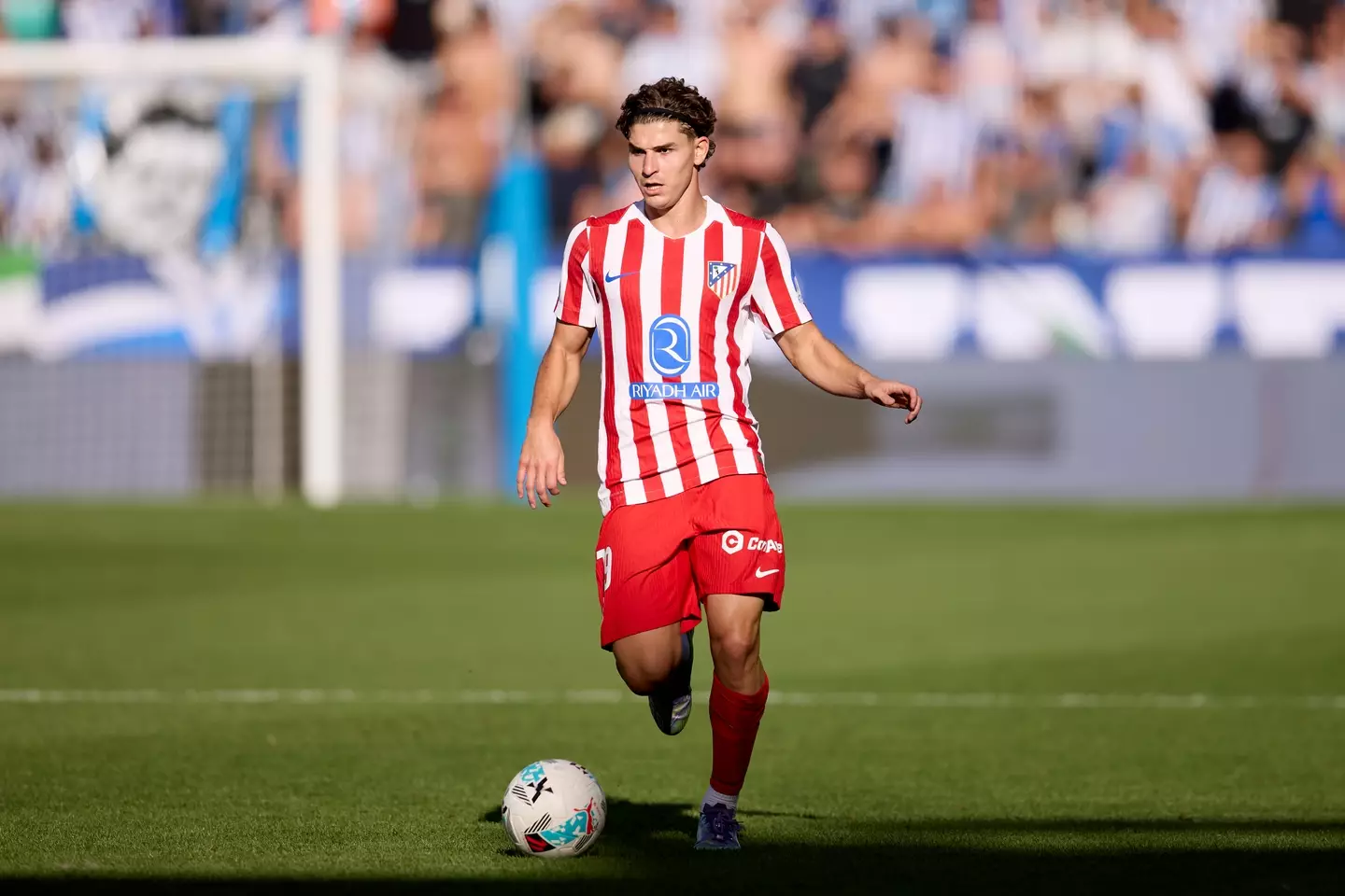 Julian Alvarez joined Atletico Madrid in 2024. Image: Getty