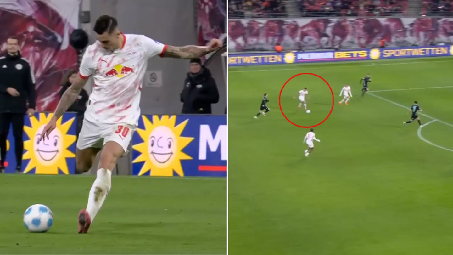 Benjamin Sesko scores with one of the cleanest strikes in football history vs Werder Bremen and it was clocked at 126.43 km/h