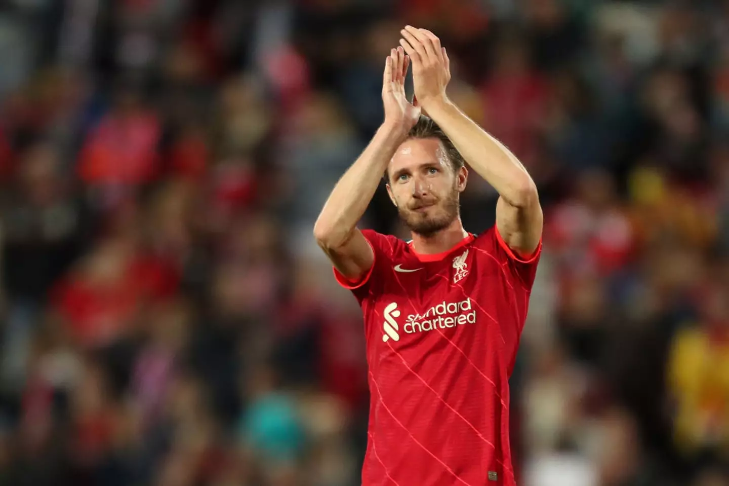 Ben Davies in action during a pre-season friendly for Liverpool (