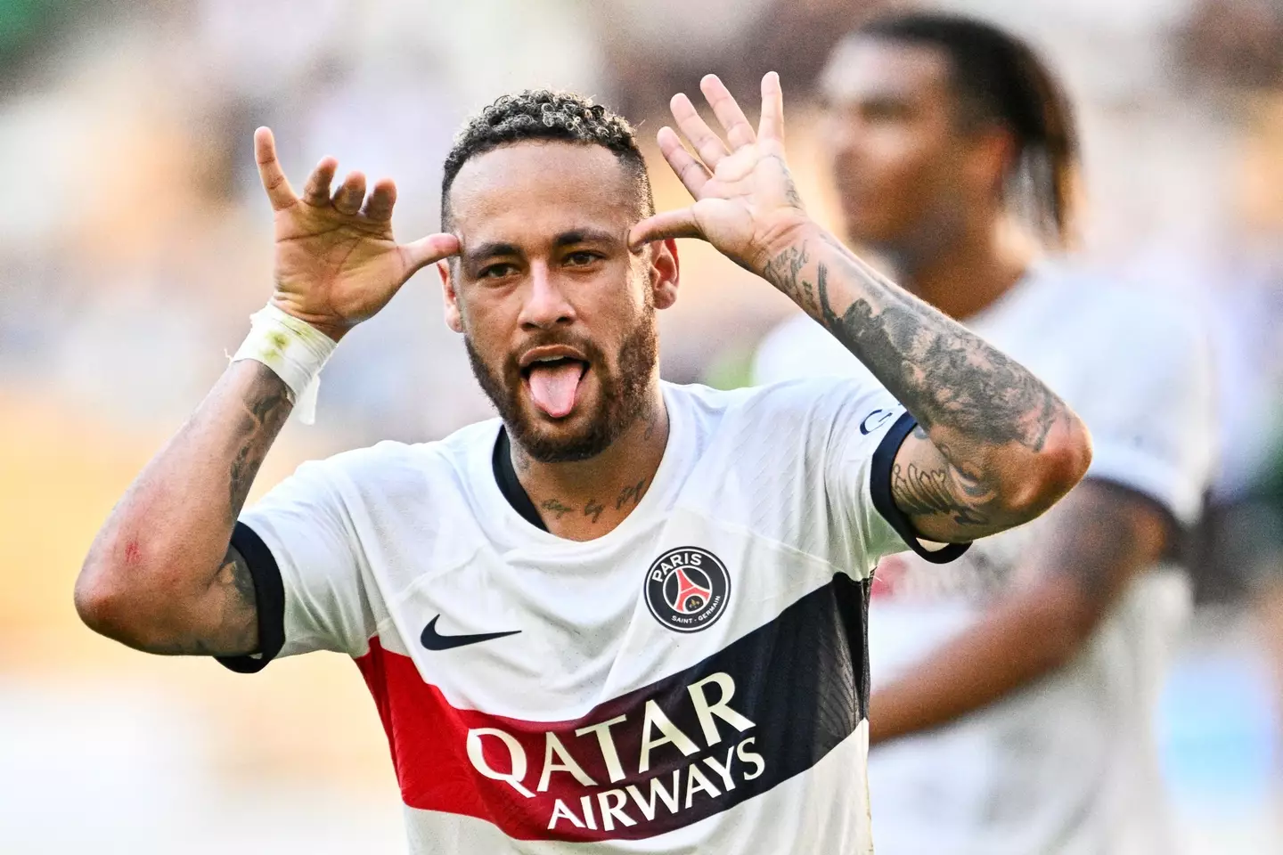 Neymar during pre-season. Image: Getty