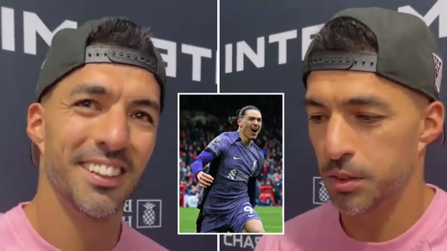 Liverpool fans will love Luis Suarez's reaction to Darwin Nunez's winner against Nottingham Forest