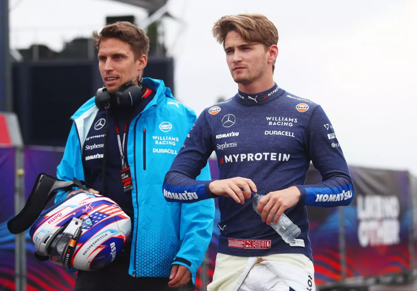 Williams driver Logan Sargeant pictured at the Dutch GP (