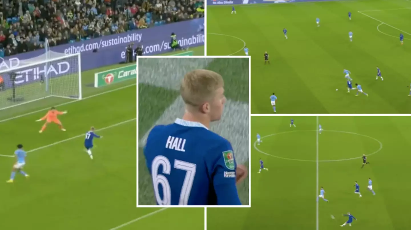 Lewis Hall's highlights against Man City are special, he's the biggest Chelsea academy talent in years