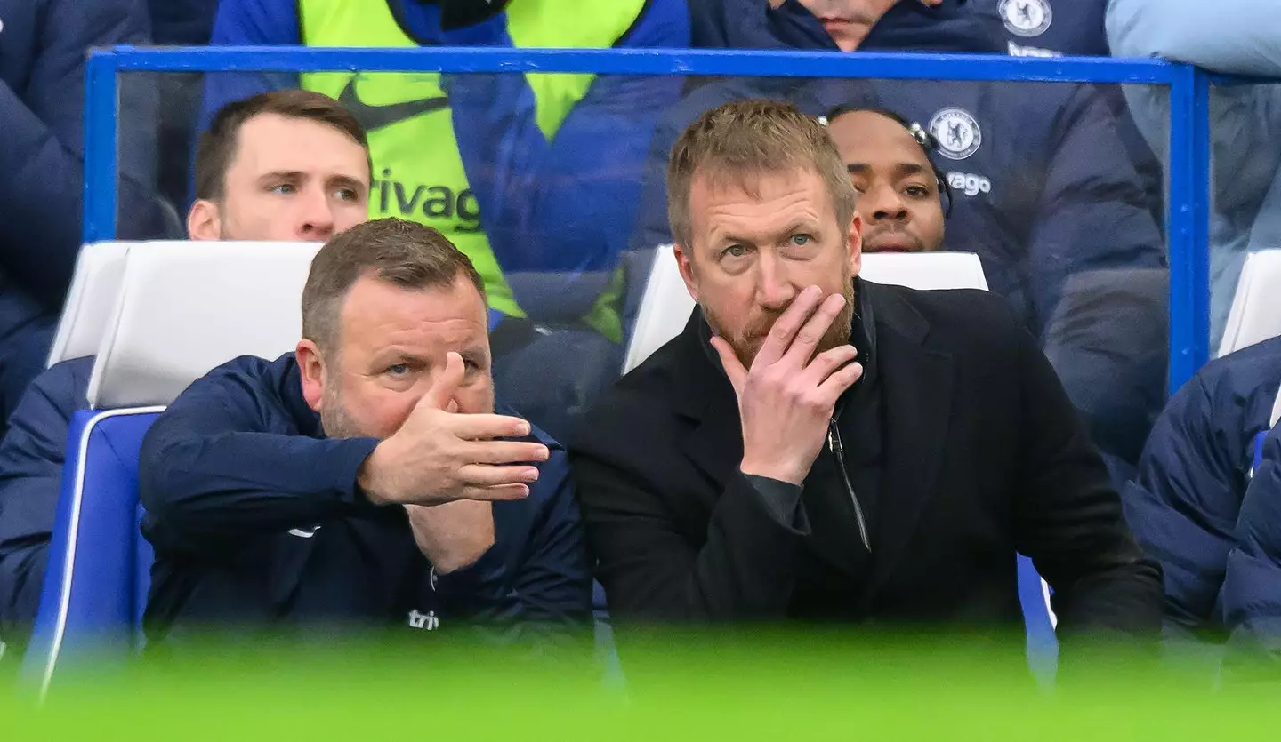 Potter on the touchline. (Image