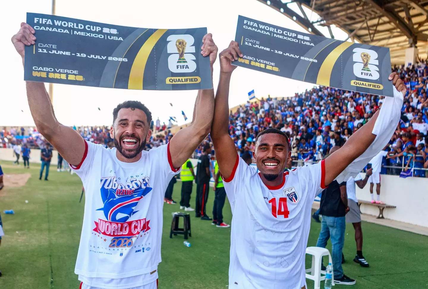 Cape Verde are the second smallest country to ever qualify for a World Cup. Image credit: Getty