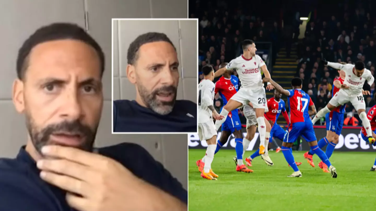 Rio Ferdinand asked if Man Utd player was ‘even on the pitch’ during Crystal Palace game